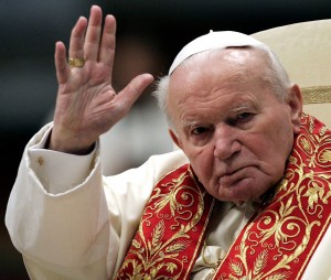 Papst Johannes Paul II. wird heiliggesprochen / © EPA/FILIPPO MONTEFORTE/dpa