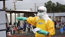 Ebola-Helfer in Monrovia, Liberia © MSF / Caitlin Ryan