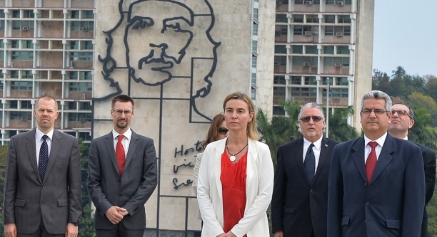 EU-Außenbeauftragte Federica Mogherini bei ihrem Besuch in Havanna © European Union