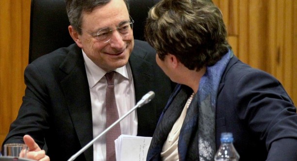 Mario Draghi bei der EZB-Sitzung in Nikosia am 5..03.2015 (© Europäische Zentralbank)