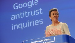 EU-Wettbewerbskommissarin Margrethe Vestager kritisiert den Umgang Googles mit seiner Marktmacht © European Union 2015