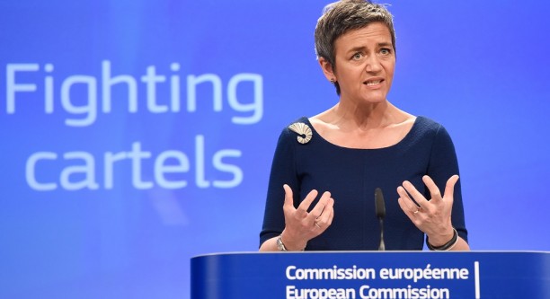 EU-Kommissarin Margrethe Vestager kündigt zwei kartellrechtliche Verfahren an © European Union 2015