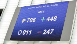 Abstimmungsergebnis der TTIP-Resolution des Europaparlaments © European Union 2015 - source:EP