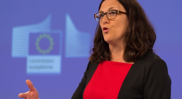 Cecilia Malmström bei der Vorstellung ihrer ISDS-Reform. Foto : Boulougouris Georges © European Union 2015 - EC