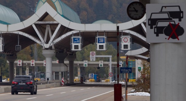 Grenzübergang Villach zwischen Österreich und Slowenien. Foto: Simicek Vladimir © European Union 2015 - EC