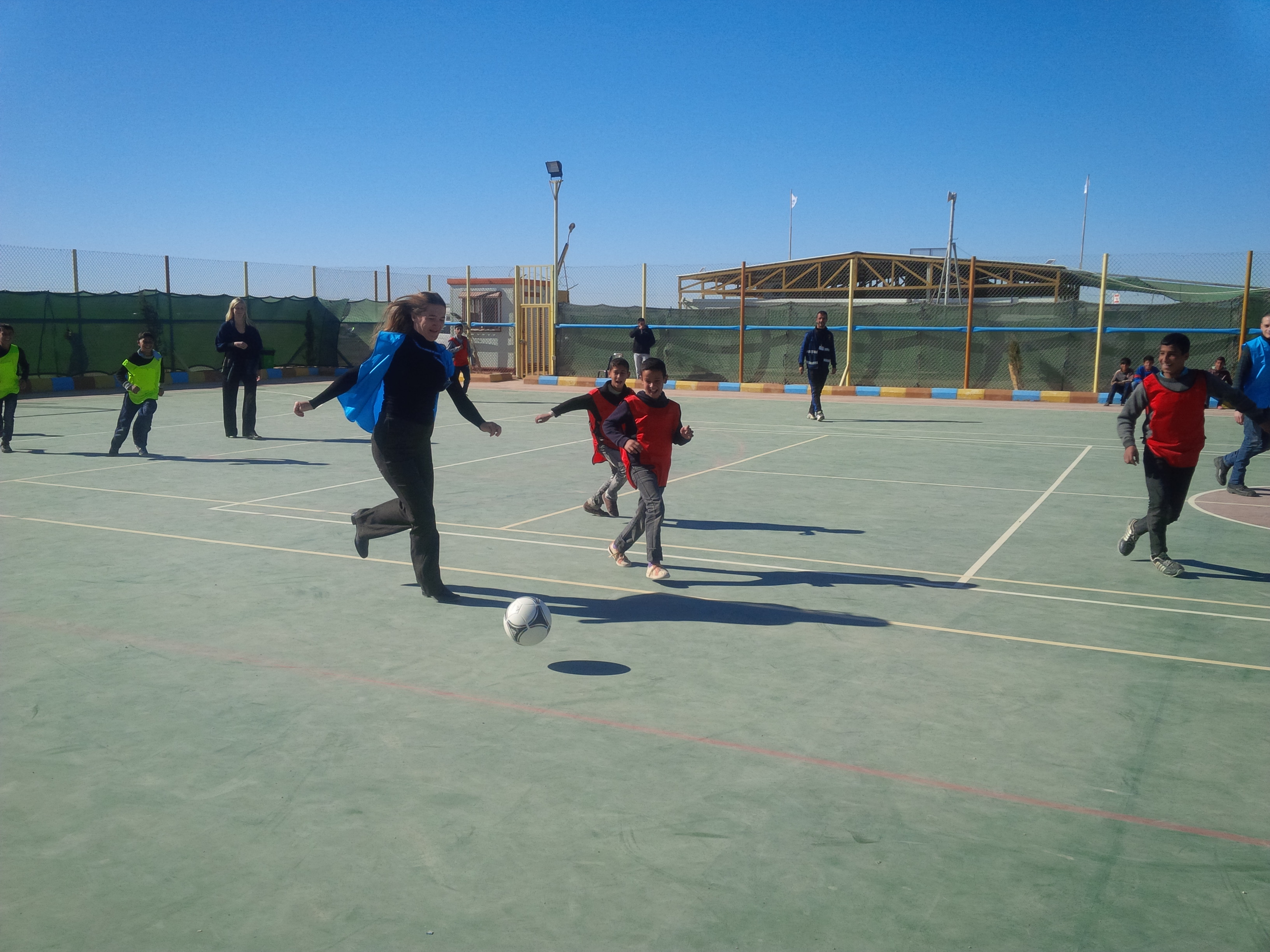 Azraq UNHCR Soccer