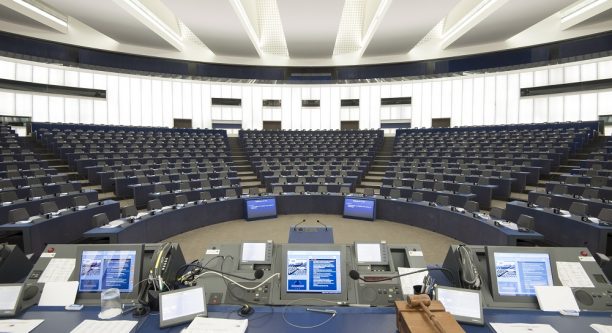 Ganz so leer wie hier war der Plenarsaal in Straßburg zum Glück nicht © European Union 2017